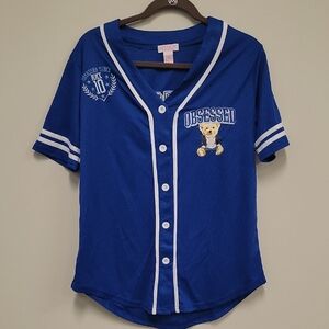 Essentials Blue Jersey with Bear Patch